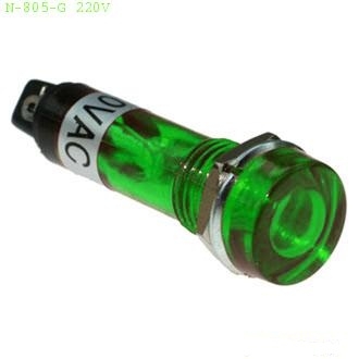 Лампочки неоновые в корпусе N-805-G 220V