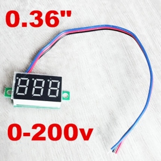 Измерения ВОЛЬТМЕТР 3-Digit module Red LED