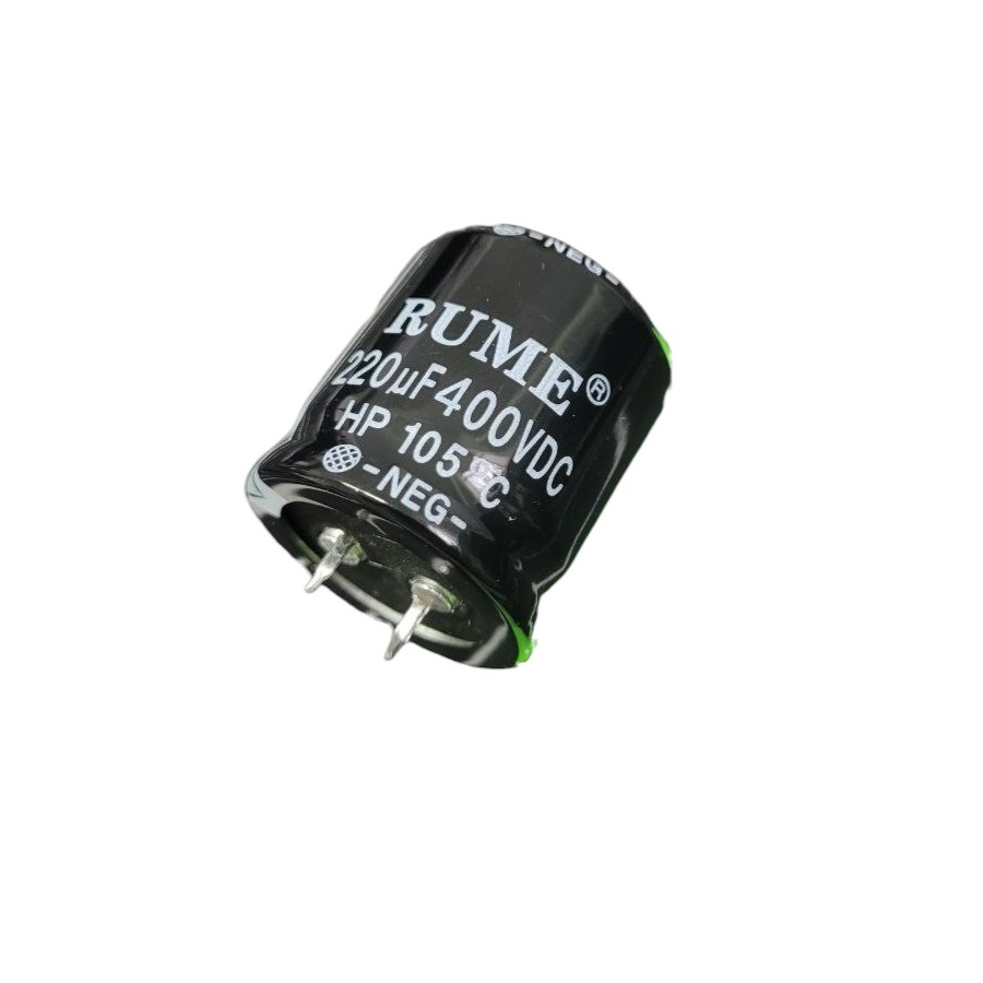 Конденсатор 220 UF 400V 105°C 30x30мм
