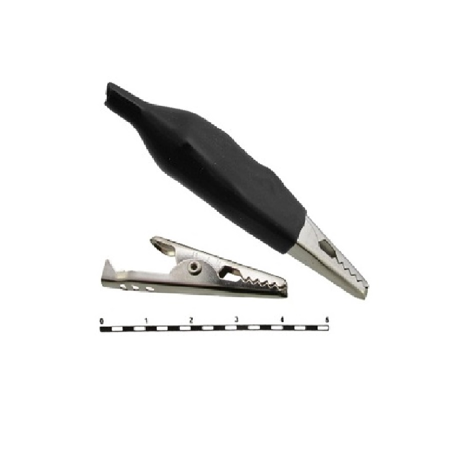 Зажимы "крокодил" 8-0027 black