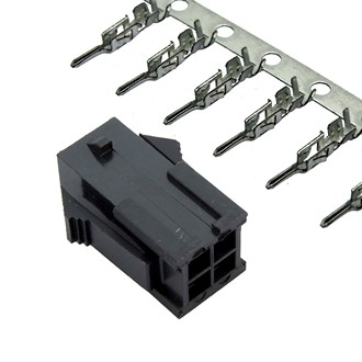 Разъёмы питания низковольтные MMF-2x2M pitch 3.0 mm