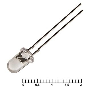 Светодиоды выводные 5RRWC 8000mcd 2.3v