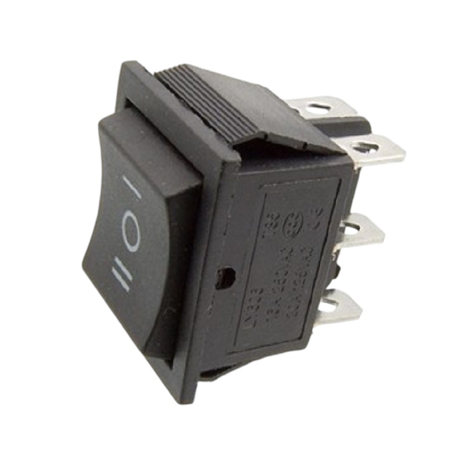 Клавишные переключатели KCD4-203-C6-B/6P on-off-on