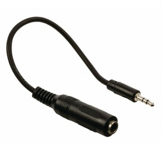 Переходник штекер Jack 2.5mm to гнездо 3.5mm (200mm)