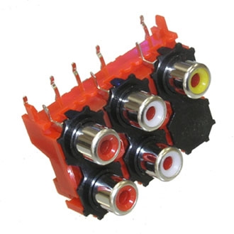 Разъёмы RCA-513 red(RS-513)