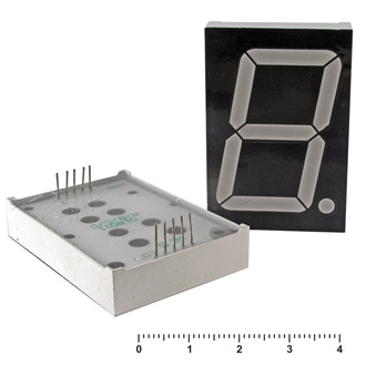 Цифровые светодиодные индикаторы KEM-18102BR (Red)