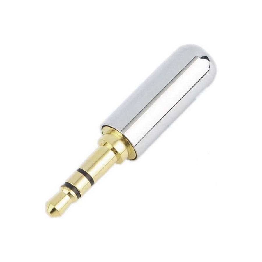 Штекер 3,5мм стерео металл 3pin - изображение 1