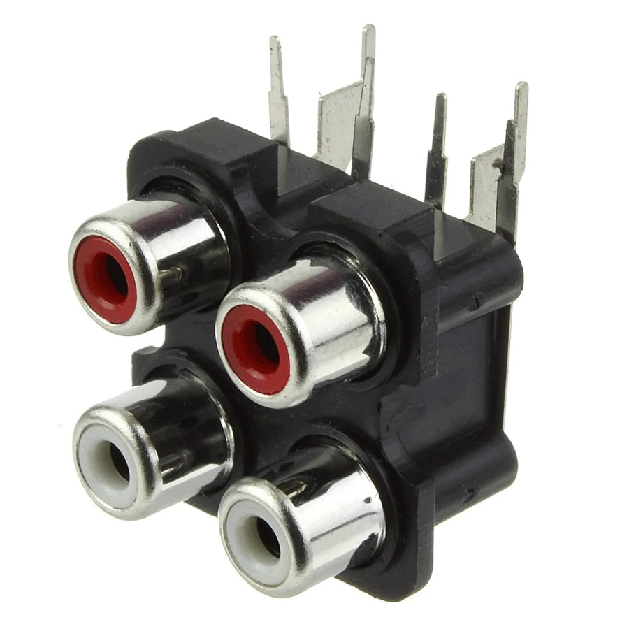 Разъем-гнездо RCA-407 4 RCA