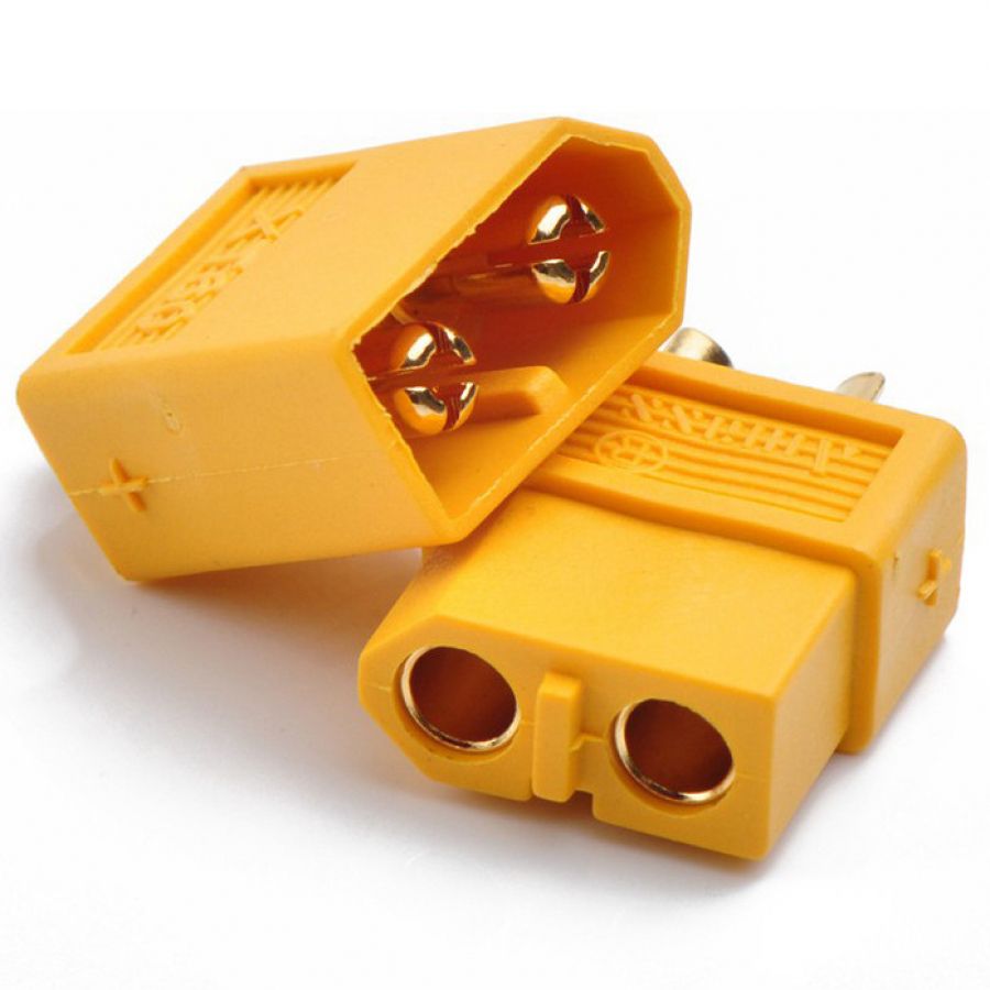 Разъём XT60 M+F, 1 комплект