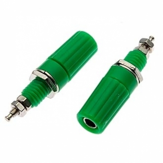 Штекера, Гнёзда ZP-019 M4 Binding post Green