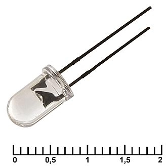 Светодиод выводной 5mm UF Ультрафиолет 1 штука - изображение 1