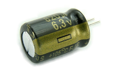 Конденсатор: 820 UF 10V 105*C 8х16 Компьютерные - изображение 1