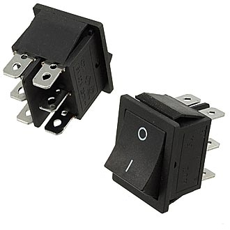 Клавишные переключатели KCD4 B1-202 on-off-on 15A 250VAC