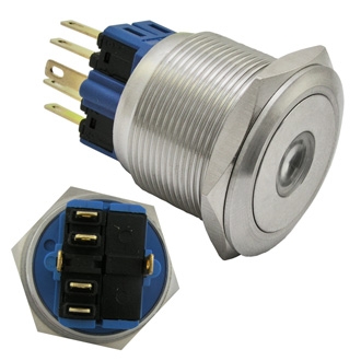 Кнопки антивандальные GQ25-11ZD/O on-off+off-on