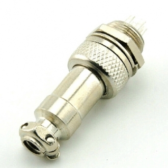 Разъем в сборе GX12 5pin ( GX12 12M-5A + GX12 12M-5B ) - изображение 1