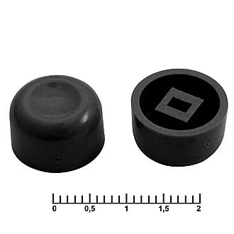 Колпачки для кнопок A01 Black