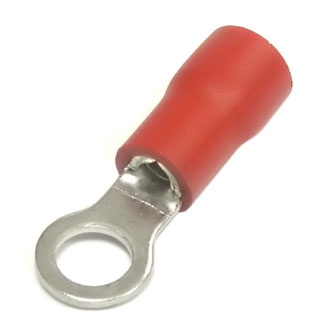 Наконечник кольцевой изолированный RVS1.25-4 red - изображение 1