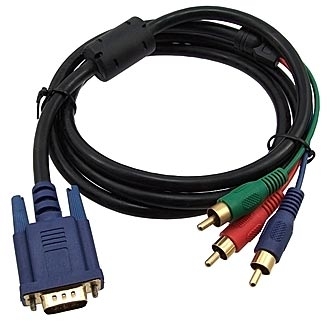 Шнуры переходные ML-A-028 (VGA to 3RCA)