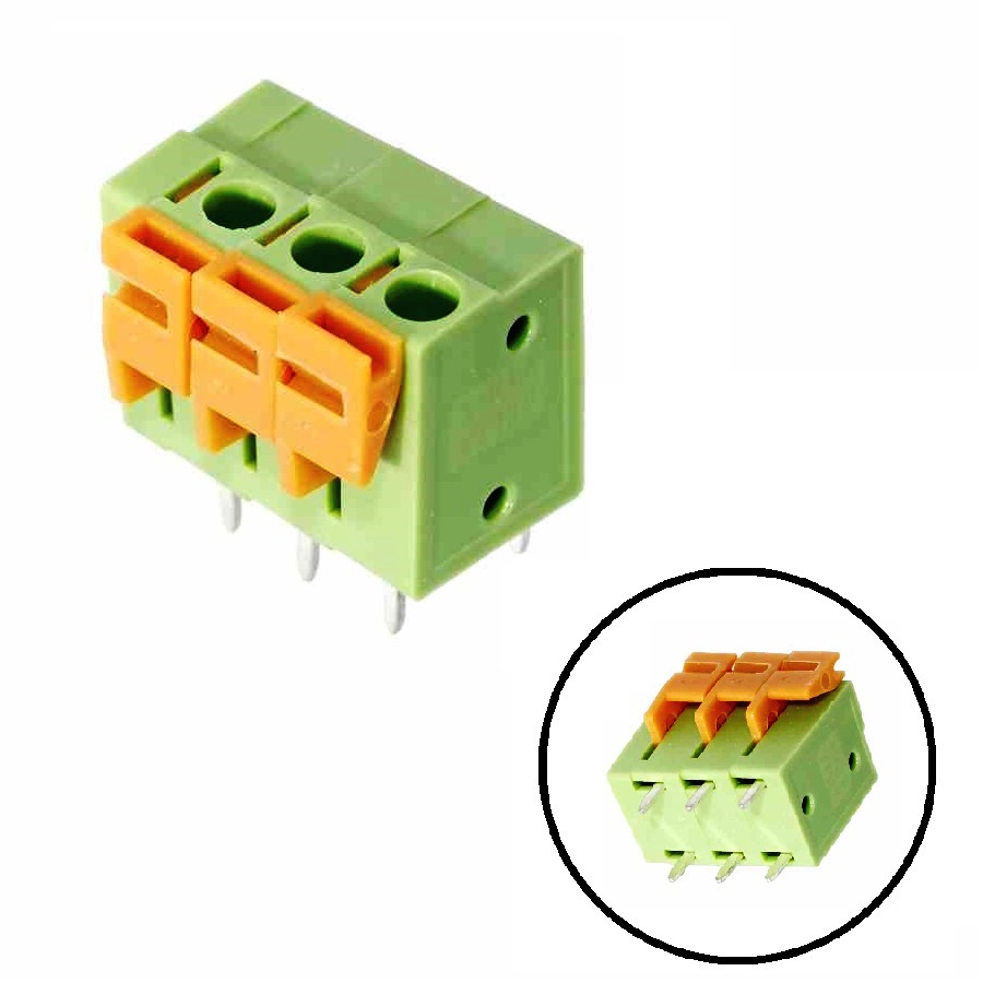 Клемник нажимной XY122R-3 KF142V (5.08mm)