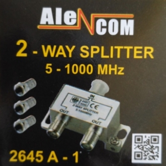 Антенный разветвитель на 2 TV 5-1000мГц