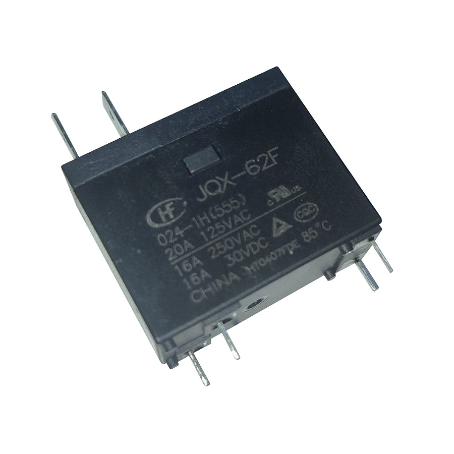 Реле JQX-62F 024-1H(555) 16A 24V