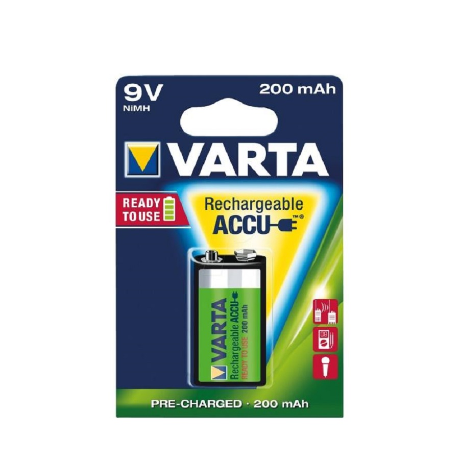 Аккумулятор RTU VARTA 6F22 9V BL1 Ni-MH2--mAh - изображение 1