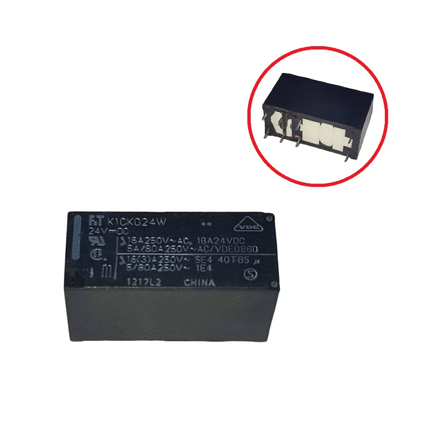 Реле 14F2L-DC24V-C (K1CK024W) 16A 24V 8pin