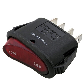 Клавишные переключатели YSR8-21/N-C On-Off 10/15A
