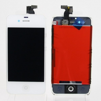 Дисплей iPhone 4S + тачскрин + рамка белый - Оригинал