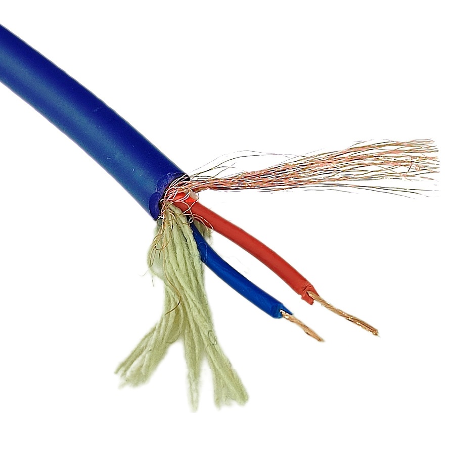 Кабель микрофонный LCM-10 BL 6.50mm 2 жилы экранированный синий